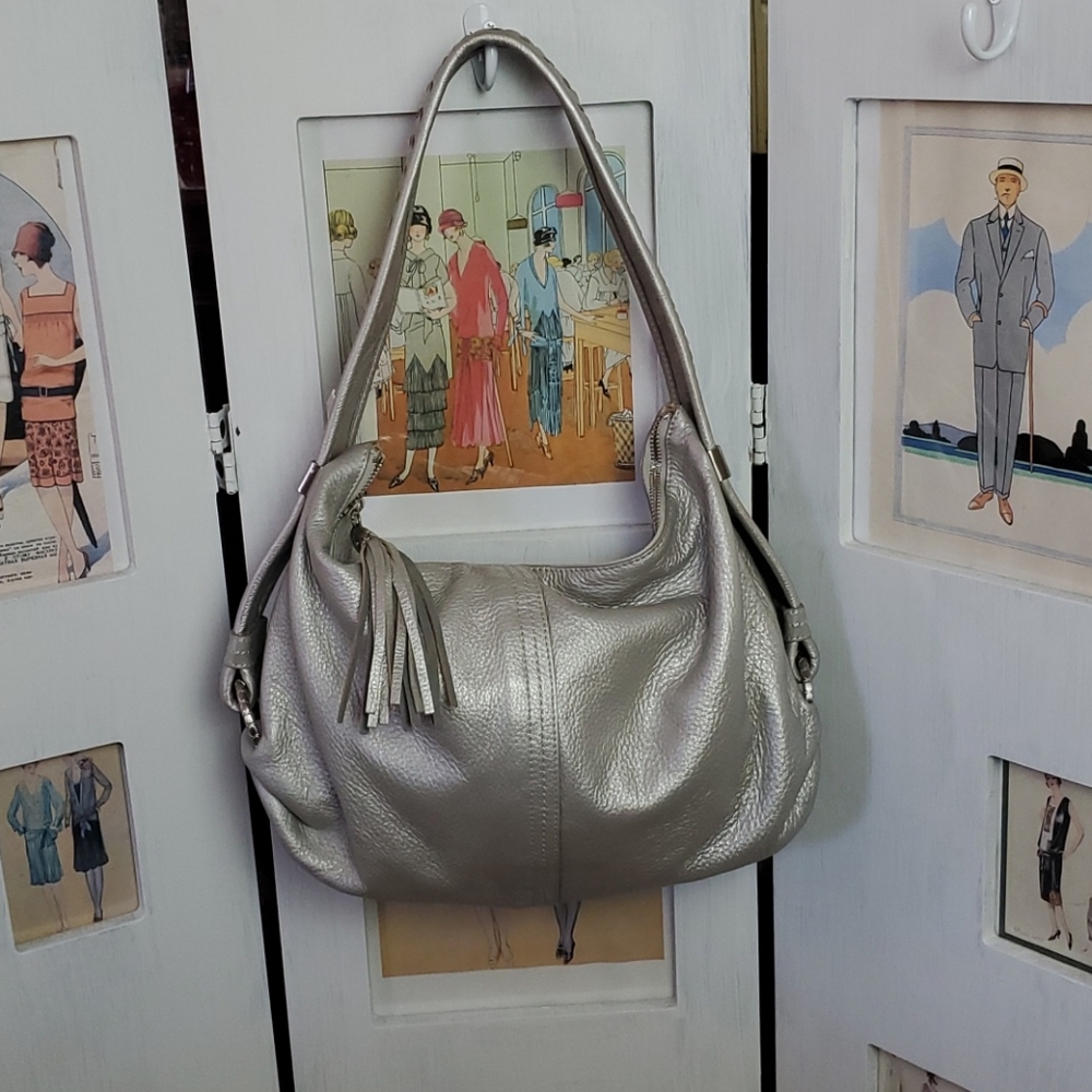 Silver shoulder bag - Picture 4 of 13
